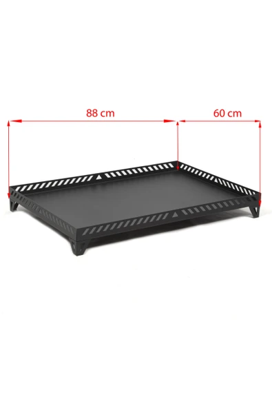 Şömine Altlığı KALIN ŞAÇ Şömine Soba Altlığı (88x60) L BOY ürün görseli