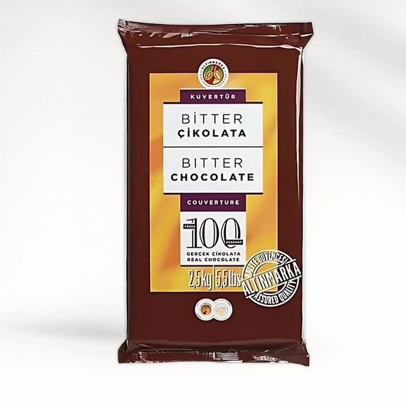 Altınmarka Bitter Kuvertür 2,5 KG  (ALT 558) - 1