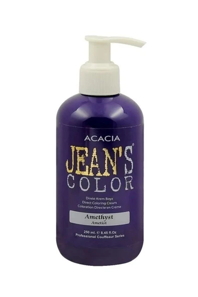 Jeans Color Amonyaksız Kokusuz Su Bazlı Saç Boyası 250 Ml Ametist Amethyst Hair Dye - Resim 3