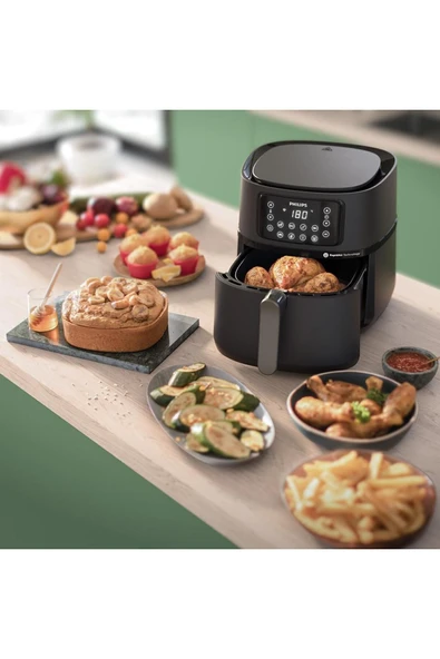 Philips Airfryer 5000 Serisi HD9285/96 XXL Connected 7.2 lt Yağsız Fritöz - Resim 6