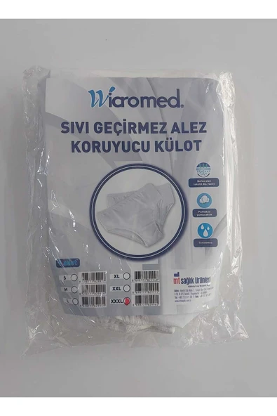 Wicromed Alez Koruyucu Külot - Resim 3