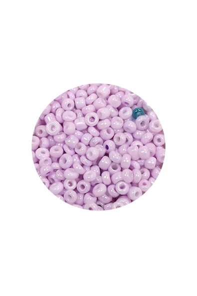 Dökme Cam Kum Boncuk (11/0) 2 Mm - 20 Gram -  Açık Pembe - Bnc008 - 2