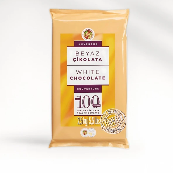 Altınmarka Fildişi Kuvertür 2,5 KG (ALT 182) - 1