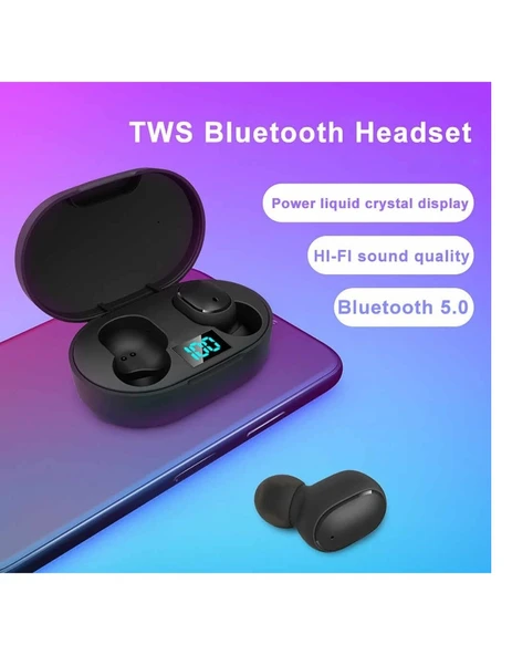 E6S Şarj Göstergeli Bluetooth Kulaklık - 4