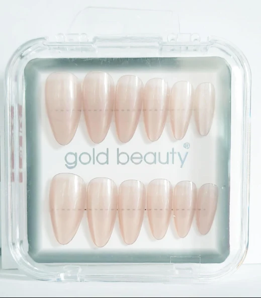 Gold Beauty Kedi Gözü Takma Tırnak 12 li EP-1527 - 11 Pudra - 1