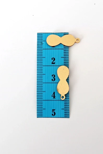 Oya Abiye Bileklik Kolye Pleksi Metalik Plastik Pul Altın Renk 24 Gram 120 Adet - Bnc540 - 2