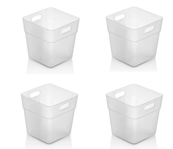 6 lı Buzdolabı İçi Mini Düzenleyici Kutu Organizer - Buzdolabı Kapak Düzenleyici - Resim 3