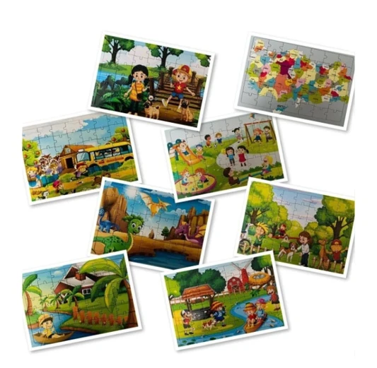 Yıldız Puzzle A3 72 Parça 28X38cm Kaışık yap boz - 3 adet - 1