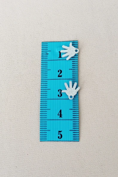 Oya Abiye Bileklik Kolye Pleksi Metalik Plastik Pul Gümüş Renk 24 Gram 285 Adet - Bnc579 - 2