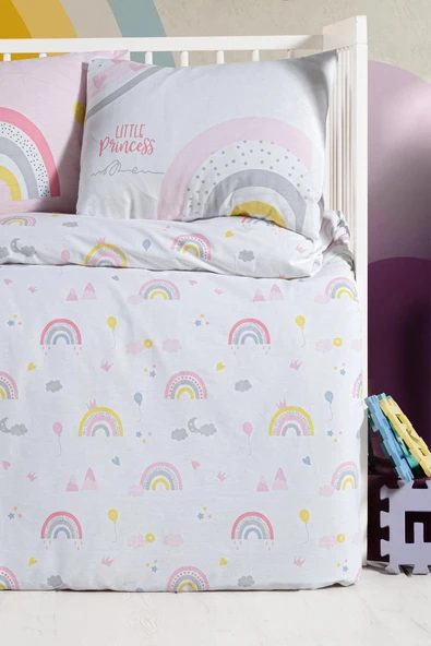 Kanz Ranforce Bebek Nevresim Takımı Knz-001 Rainbow - 3