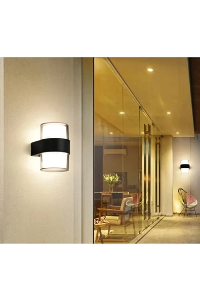 12W Ledli Duvar Apliği 3200K Gün Işığı - 2