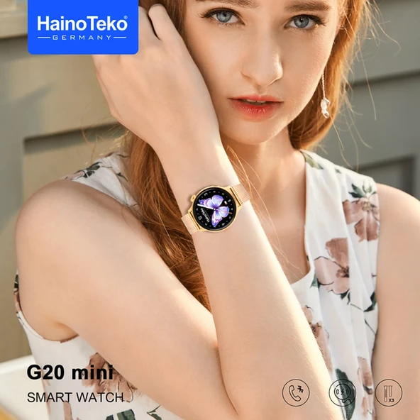 Vivopack Haino Teko G20 Mini Kadın Akıllı Saat 3 Kordonlu - 3
