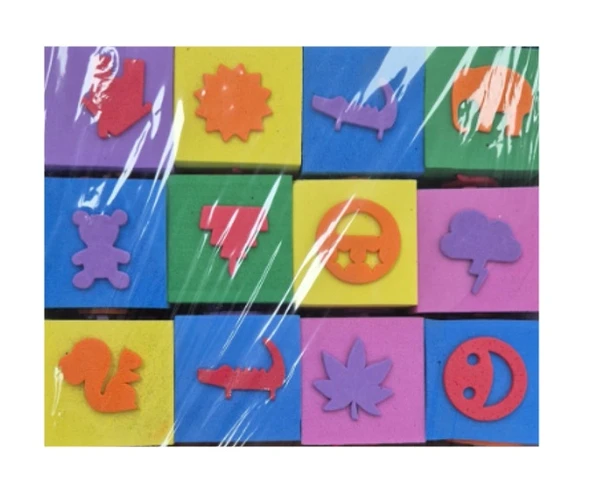 Çook Yuvarlak Eva Baskı Seti 12Li ürün görseli 1