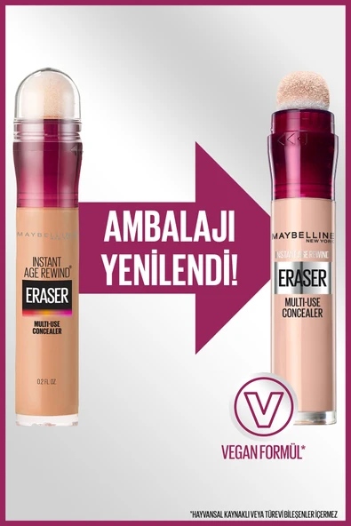 Maybelline New York Kapatıcı - Instant Age Eraser Concealer 03 Fair - Resim 7