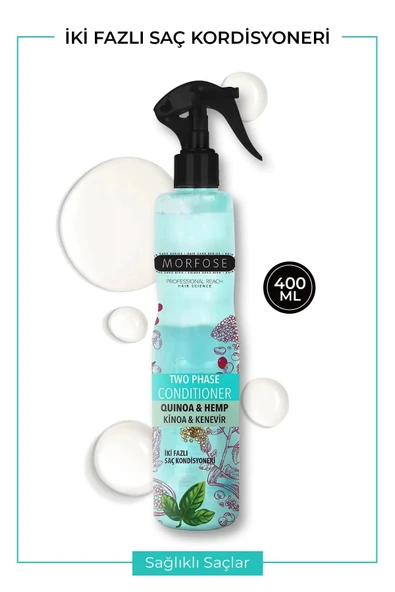 Çift Fazlı Kinoa & Kenevir Kondisyoner Fön Suyu 400 Ml - Mrfs