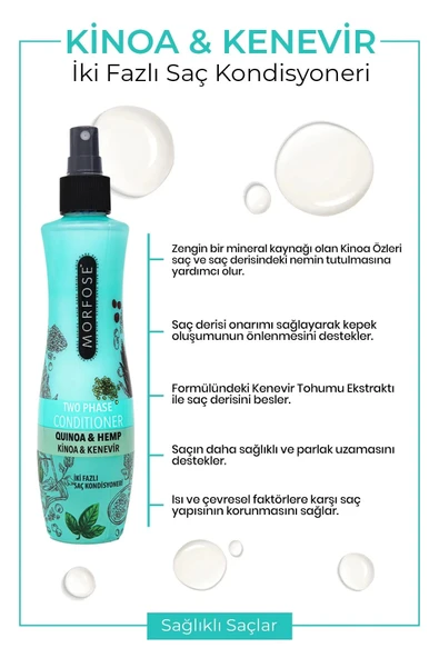 Çift Fazlı Kinoa & Kenevir Kondisyoner Fön Suyu 240 Ml - Mrfs - 4