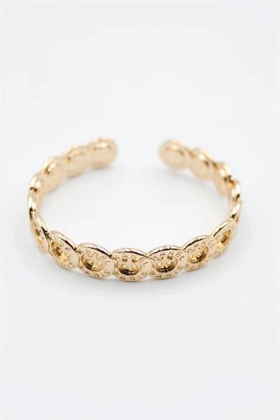 Düğme Bilezik - Altın ürün görseli