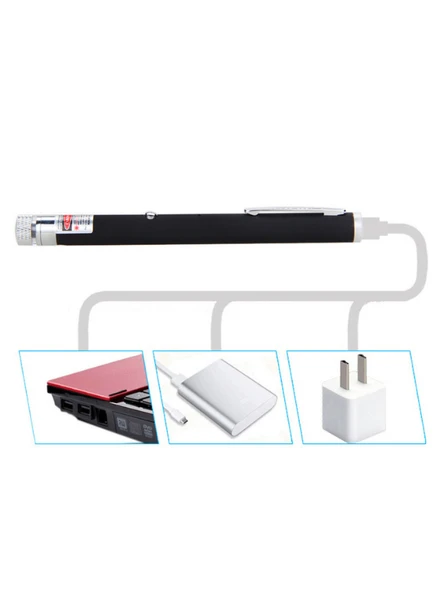 USB Şarjlı Yeşil Lazer  İşaretleyici - Resim 3