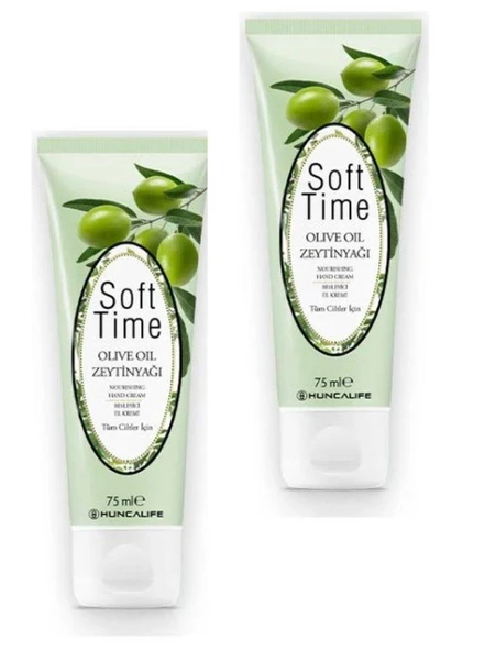 Soft Time Zeytinyağlı Besleyici 2 ADET El Kremi 75 ml ürün görseli