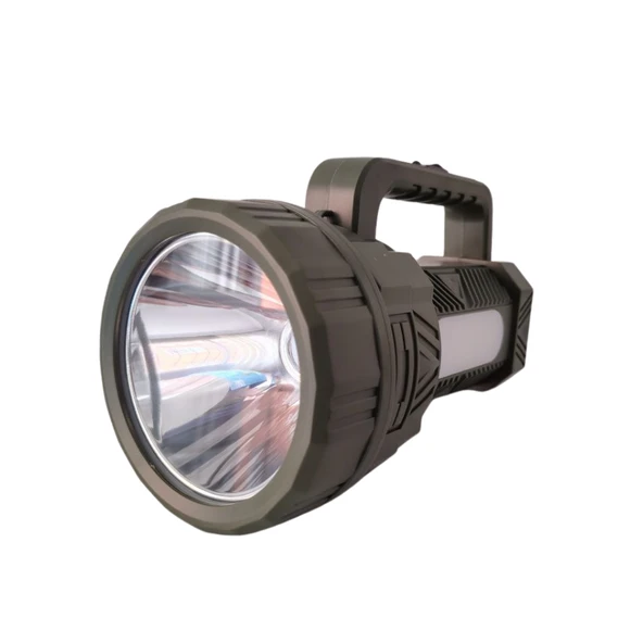 GP-680 100W Şarjlı El Feneri Uzun Menzilli Projektör Dijital Gösterge 6 Kademe Yan Cob Işık ürün görseli