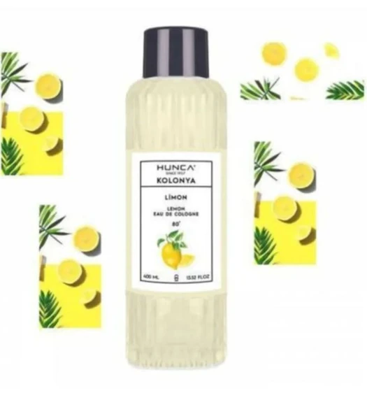 Limon Kolonyası 2Lİ SET- 80 Derece Pet Şişe 400 ml - Resim 3