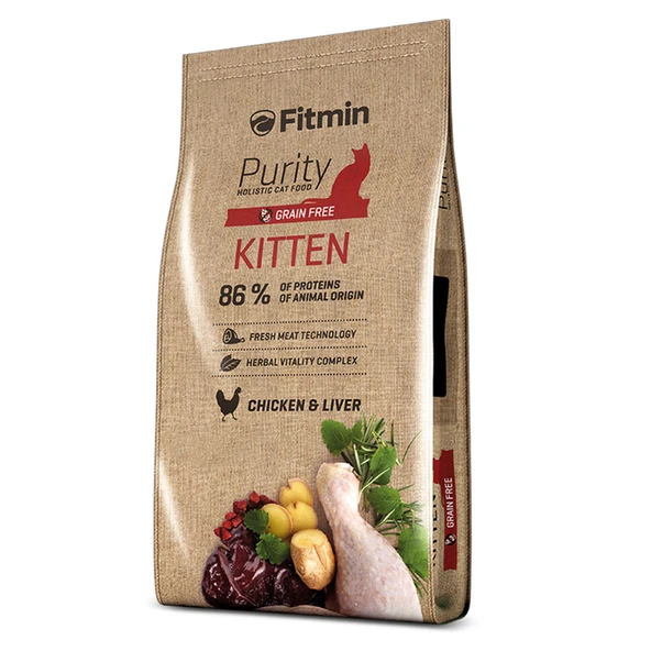 Fitmin Purity Kitten Taze Tavuk Etli Yavru Kedi Maması 1,5 Kg ürün görseli