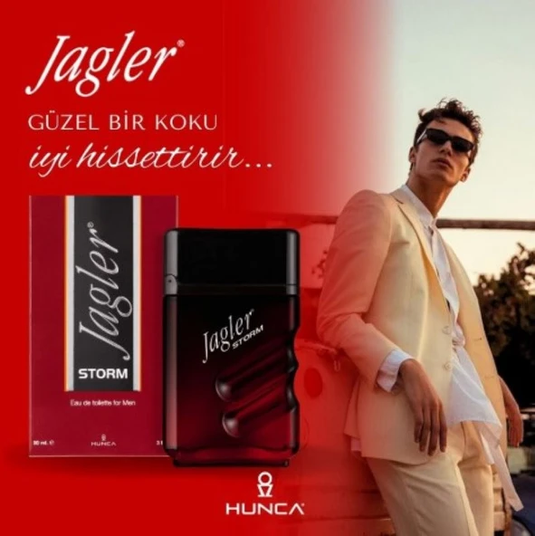 Jagler Storm EDT Çiçeksi Erkek Parfüm 90 ml - Resim 2
