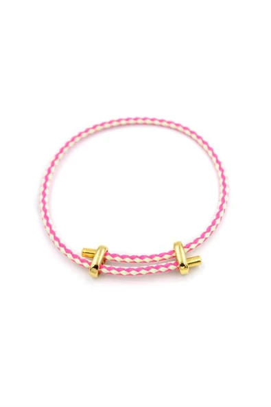 İp Bileklik - Fuşya