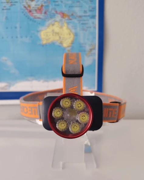 GP-326 Ultra Güçlü Şarjlı Kafa Lambası 10 Watt 1000 Lümen - Resim 2