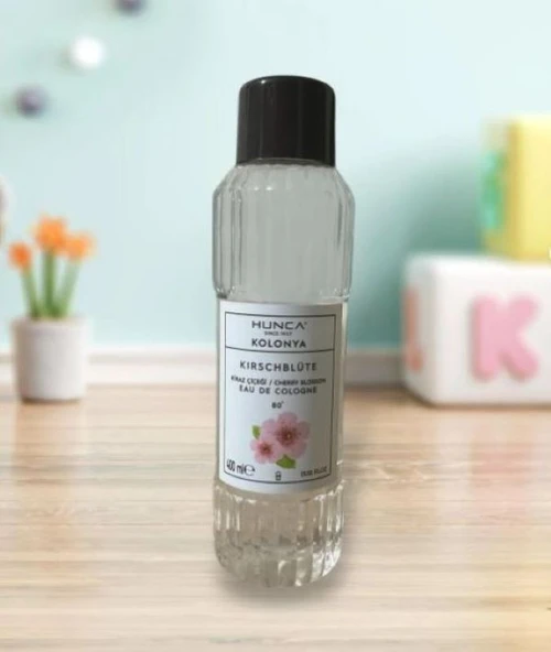 Kiraz Çiçeği Kolonyası 80 derece  Alkol  Ferahlatıcı ve Zarif Çiçek Kokusu - Resim 3