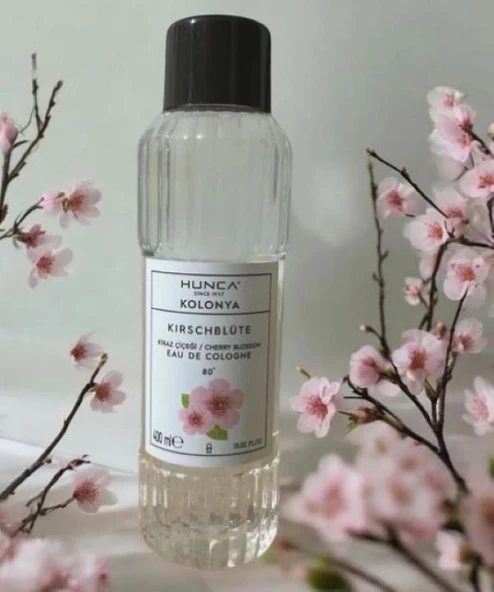 Kiraz Çiçeği Kolonyası 80 derece  Alkol  Ferahlatıcı ve Zarif Çiçek Kokusu - Resim 2