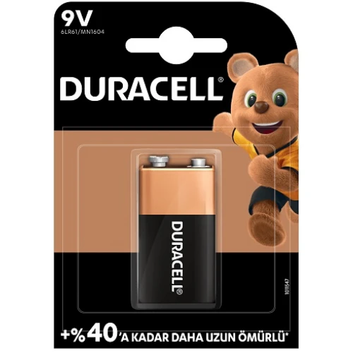 Duracell Pil 9 Volt Tekli (5 Adet) - 1