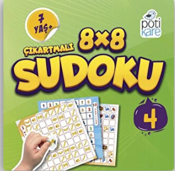 8X8 Çıkartmalı Sudoku 7+ (4) ürün görseli