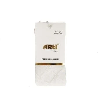 Artı Kalp Kabartmalı Kız Külotlu Çorap 340023 Asorti - 3