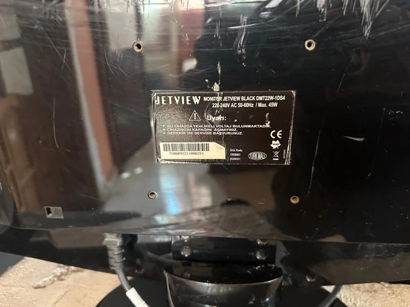 JETVİEW DMT22W-1DS4 22.5 inch Monitör 2.EL KULLANILMIŞ - 2
