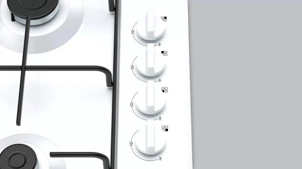 Siemens iQ100 Gazlı Ocak 60 cm Beyaz EB6C2PB82O - Resim 2