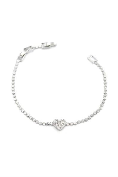 Kalp Bileklik - Gümüş - 2