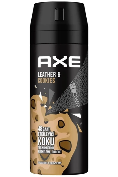 2 Adet Axe Erkek Sprey Deodorant Leather & Cookies 48 Saat Etkileyeci Koku 150 Ml - 8