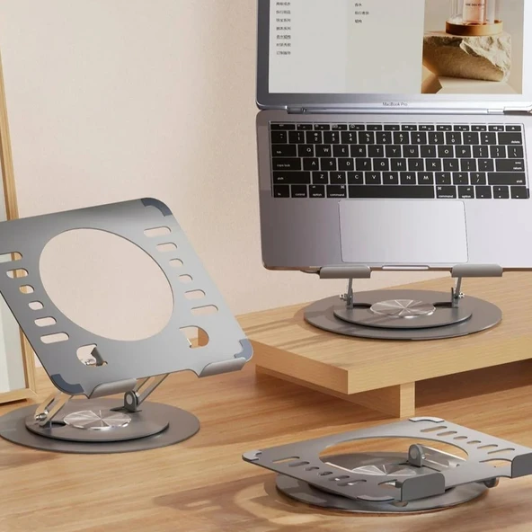 Frisby FNC-5175ST Taşınabilir Katlanır 360 Alüminyum Tablet/Notebook/Laptop Standı (10" - 15.6") - 2
