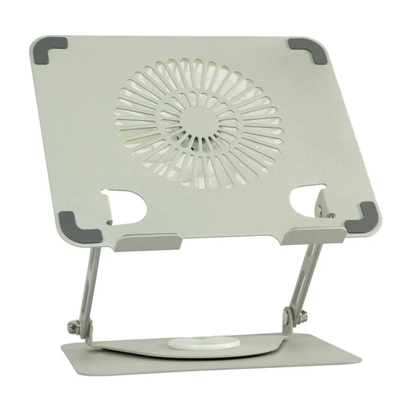 Frisby FNC-5180ST 120mm Fanlı Taşınabilir Katlanır 360 Alüminyum Tablet/Notebook/Laptop Standı (10" - 17") - 1