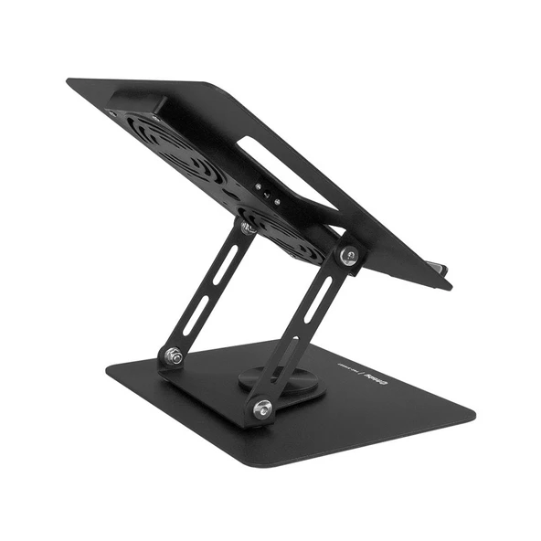 Frisby FNC-5165ST 2x 70mm Fanlı Taşınabilir Katlanır 360 Alüminyum Tablet/Notebook/Laptop Standı (10" - 15.6") - 3