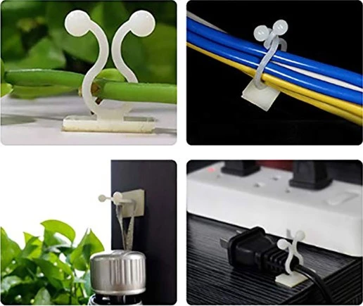 Sarmaşık ve Kablo Düzenleyici Çok Amaçlı Klips 10 Adet - Resim 2