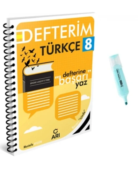 8.Sınıf TürkçeMino Türkçe Akıllı Defterim ürün görseli