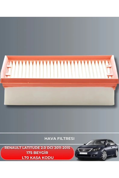 RENAULT LATITUDE 2.0 DCI 2011-2015 175 BEYGİR FİLTRE - ELF YAĞ BAKIM SETİ - Resim 2