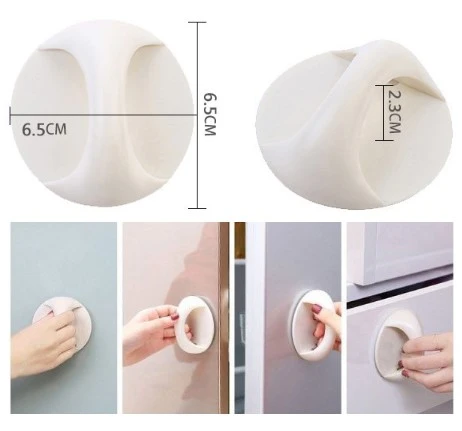 Çok Amaçlı Yapışkanlı Tutacak Kulp 2 Adet - Resim 3