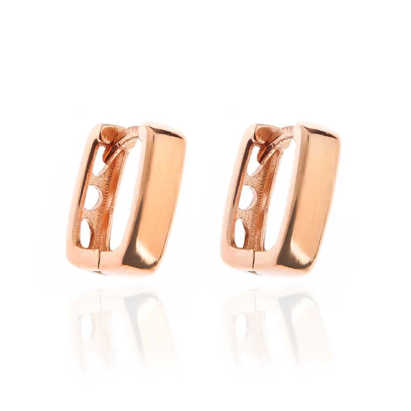 Gümüş Taşsız J Bayan Küpe ürün görseli 1