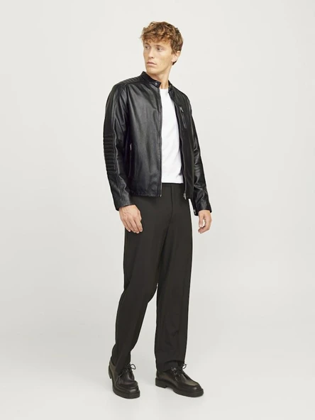 Jack Jones Lıam Lamb Leather Hakikii Deri Erkek Ceket 12269629 - 5