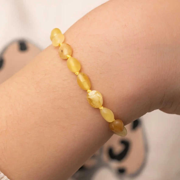 Bebek Damla Kehribar Bileklik - 5