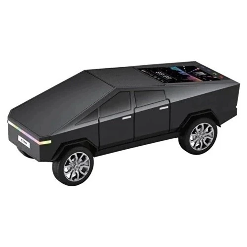 D68 Cyber Model Araba Tasarımlı Bluetooth Hoparlör 15w Güçlü Ses Rgb Led /tws/usb Siyah - Resim 2