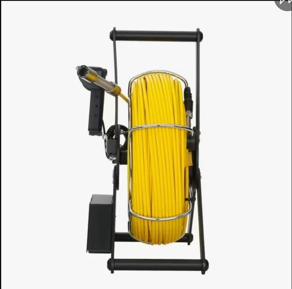 Profosyonel Ekranlı Kameralı 30 Metre Fiber Kablo Yılan Endoskop Kameralı Hafıza Kart Girişli Kuyu, Sondaj, Kanalizyasyon Kamerası 8 Mm 4.3 Inc - 7